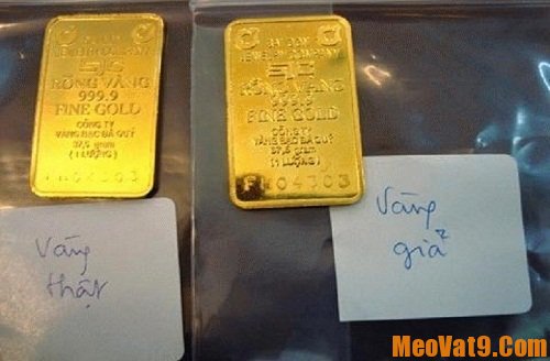 Cách phân biệt vàng thật –vàng giả
